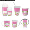Pink & Green Dots Kid's Drinkware - Customized & Personalized