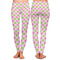 Pink & Green Dots Ladies Leggings - Front and Back