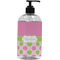 Pink & Green Dots Plastic Soap / Lotion Dispenser (Personalized)