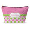 Pink & Green Dots Structured Accessory Purse (Front)