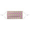 Pink & Green Dots Mask - Pleated (new) APPROVAL