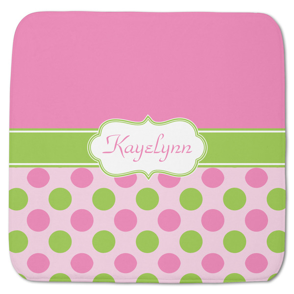 Pink & Green Dots Memory Foam Bath Mat 48 X 48