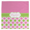 Pink & Green Dots Microfiber Dish Towel (Personalized)