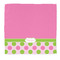 Pink & Green Dots Microfiber Dish Rag - Front/Approval