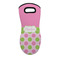 Pink & Green Dots Neoprene Oven Mitt w/ Name or Text