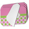 Pink & Green Dots Octagon Placemat - Single front set of 4 (MAIN)