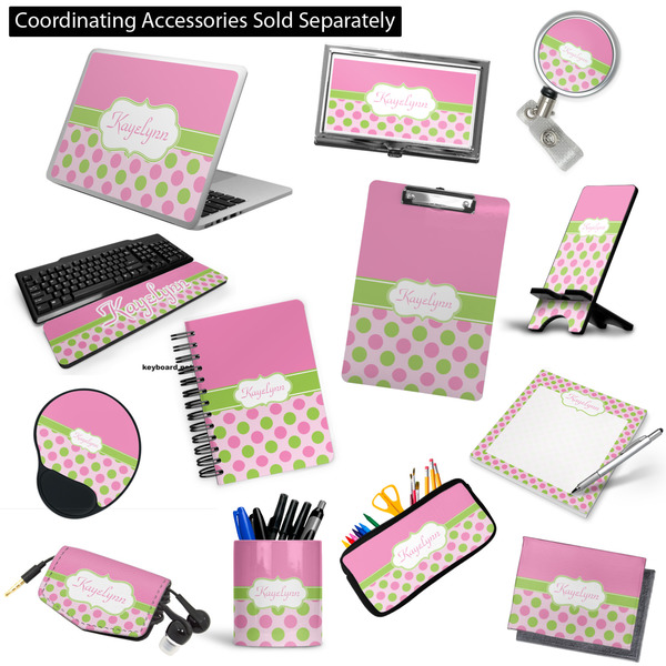 Pink & Green Dots Office & Desk Accessories
