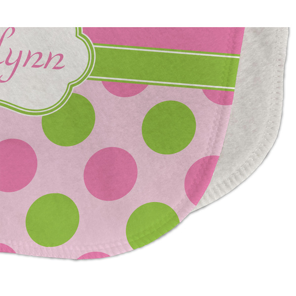 Pink & Green Dots Old Burp Detail