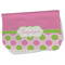 Pink & Green Dots Burp Cloth - Fleece w/ Name or Text