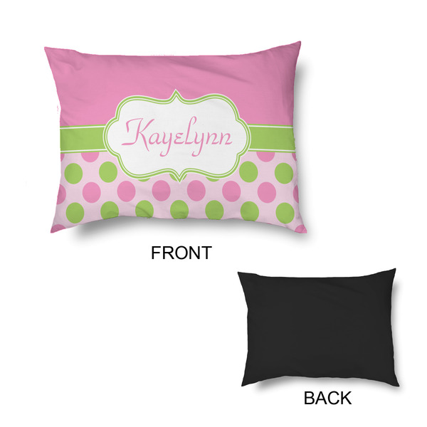 Pink & Green Dots Outdoor Dog Beds - Small - APPROVAL