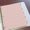 Pink & Green Dots Page Dividers - Set of 5 - In Context