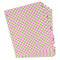 Pink & Green Dots Page Dividers - Set of 5 - Main/Front