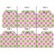 Pink & Green Dots Page Dividers - Set of 6 - Approval