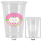 Pink & Green Dots Party Cups - 16oz - Approval