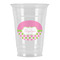 Pink & Green Dots Party Cups - 16oz - Front/Main