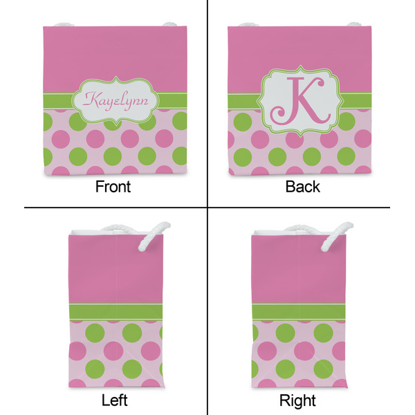 Pink & Green Dots Party Favor Gift Bag - Gloss - Approval