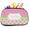 Pink & Green Dots Neoprene Pencil Case - Medium w/ Name or Text