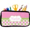 Pink & Green Dots Pencil / School Supplies Bags - Small