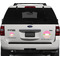 Pink & Green Dots Personalized Car Magnets on Ford Explorer