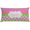Pink & Green Dots Personalized Pillow Case