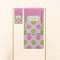 Pink & Green Dots Personalized Towel Set
