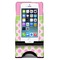 Pink & Green Dots Phone Stand w/ Phone