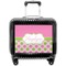 Pink & Green Dots Pilot Bag Luggage with Wheels