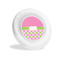 Pink & Green Dots Plastic Party Appetizer & Dessert Plates - Main/Front