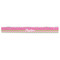 Pink & Green Dots Plastic Ruler - 12" - FRONT