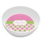 Pink & Green Dots Melamine Bowl - 8 oz (Personalized)