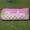 Pink & Green Dots Putter Cover - Front