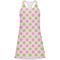 Pink & Green Dots Racerback Dress - X Large