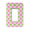 Pink & Green Dots Rocker Light Switch Covers - Single - MAIN
