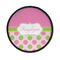 Pink & Green Dots Round Patch