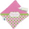 Pink & Green Dots Security Blanket (Personalized)