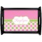 Pink & Green Dots Wooden Tray (Personalized)