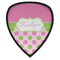 Pink & Green Dots Shield Patch