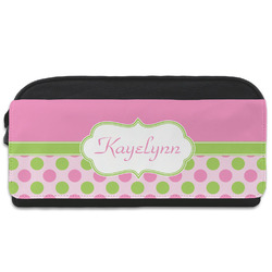 Pink & Green Dots Shoe Bag (Personalized)