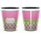 Pink & Green Dots Shot Glass - Two Tone - APPROVAL