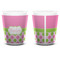 Pink & Green Dots Shot Glass - White - APPROVAL