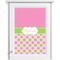 Pink & Green Dots Single White Cabinet Decal