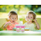 Pink & Green Dots Sippy Cups w/Straw - LIFESTYLE