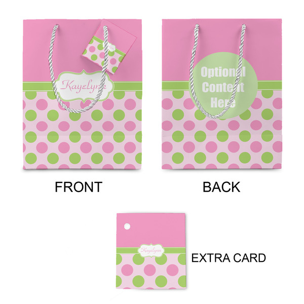 Pink & Green Dots Small Gift Bag - Approval