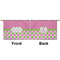 Pink & Green Dots Small Zipper Pouch Approval (Front and Back)