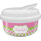 Pink & Green Dots Snack Container (Personalized)