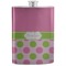 Pink & Green Dots Stainless Steel Flask