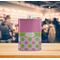 Pink & Green Dots Stainless Steel Flask - LIFESTYLE 2