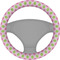 Pink & Green Dots Steering Wheel Cover
