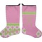 Pink & Green Dots Stocking - Double-Sided - Approval