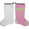Pink & Green Dots Stocking - Single-Sided - Approval